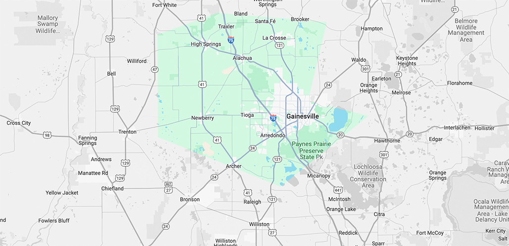 Map showing the locations where Sterling builds