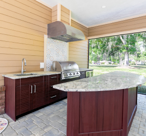 New outdoor kitchen Renovation from Sterling Builders